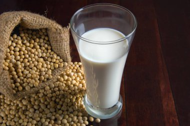 soya fasulyesi ve soya sütü