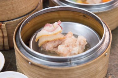 yumcha, dim sum in bamboe stoomboot, chinese keuken