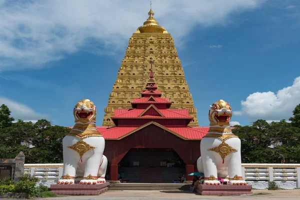 Bodh Gaya Stupa / Templo de Mahabodhi — Fotografia de Stock