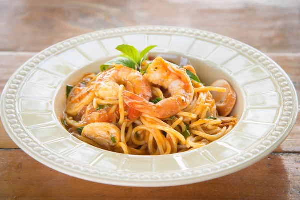 Karides ile makarna, leziz spagetti karides ile