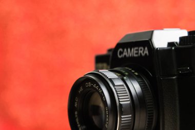 Vintage fotoğraf makinesi, klasik fotoğraf makinesi