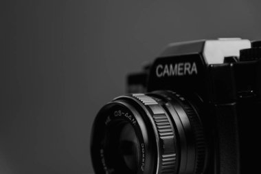 Vintage fotoğraf makinesi, klasik fotoğraf makinesi