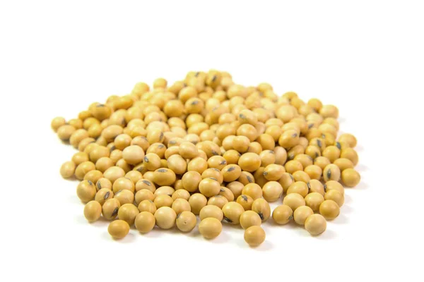 Soy beans isolated on white background — Stock Photo, Image