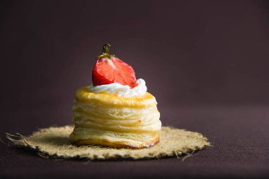 Vol au vent strawberry