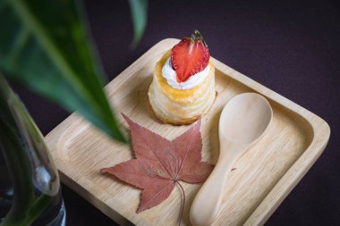 Vol au vent strawberry