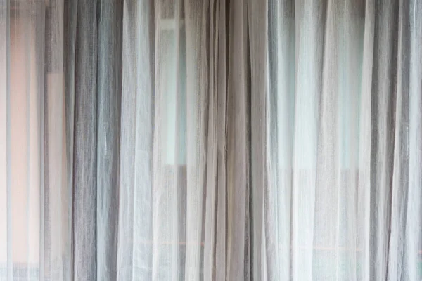 Cortina blanca o cortinas de fondo — Foto de Stock