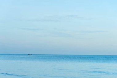 Boş deniz ve gökyüzü 