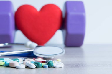  Sağlık stetoskop. Tıp kavramı