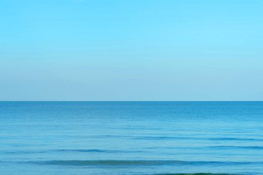 Boş deniz ve gökyüzü 