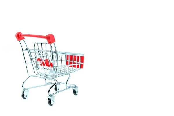 Carrito de compras aislado — Foto de Stock