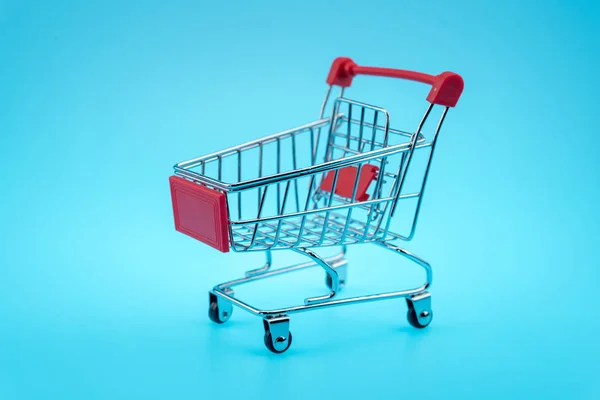 Carrito de compras aislado — Foto de Stock