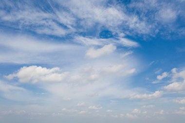 Bulutlu mavi gökyüzü