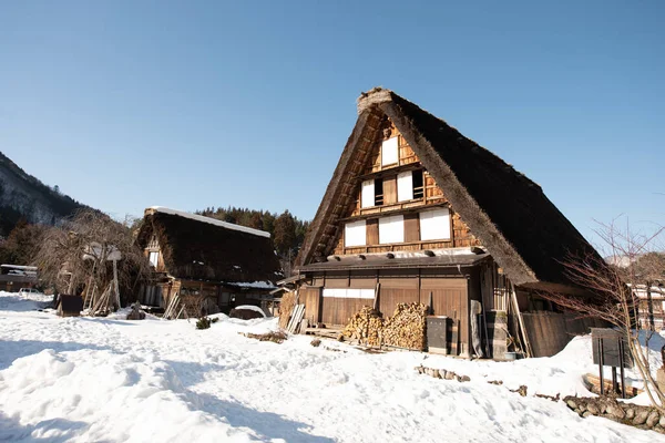 Inverno Shirakawa Japão — Fotografia de Stock