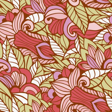 Çiçeklerle kusursuz desen