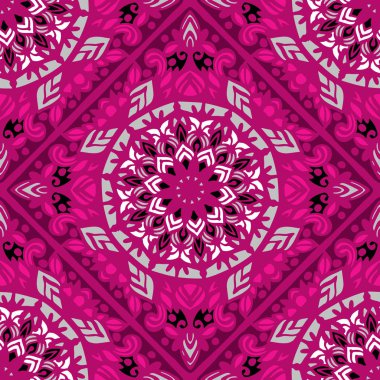 Dekoratif daireler ile Seamless Modeli