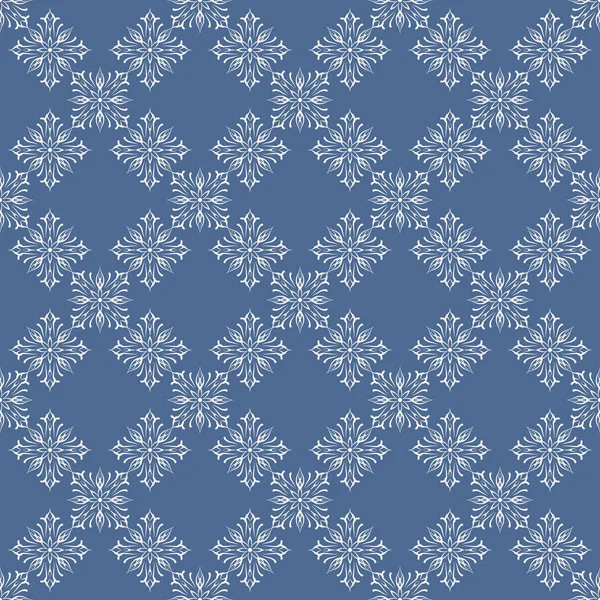 Dark blue seamless pattern — Stock Vector
