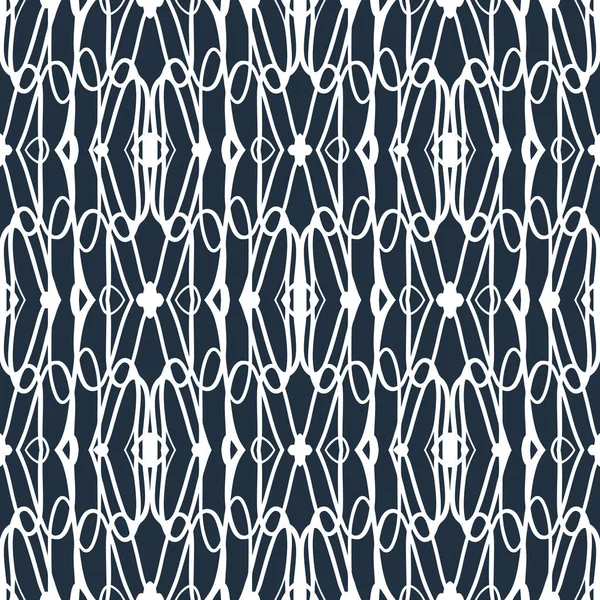 Patroon met symmetrische sieraad — Stockvector