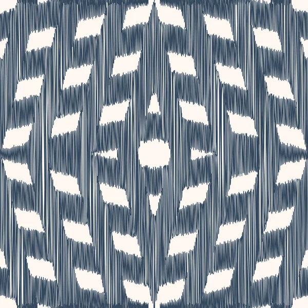 Blå och vita seamless mönster — Stock vektor