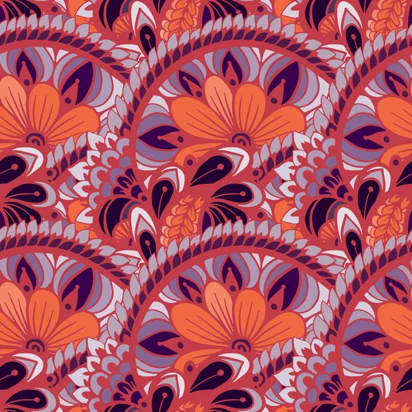 Patroon met Paisley print — Stockvector