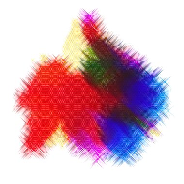 Çok renkli tarama nokta