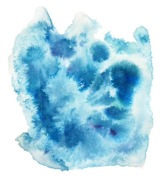 Mavi suluboya desen — Stok fotoğraf