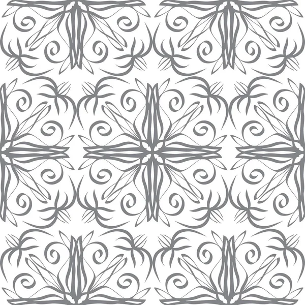 Pattern with floral ornament — Stock Vector