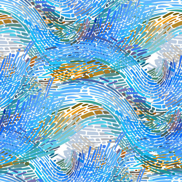 Мозаичный бесшовный узор
