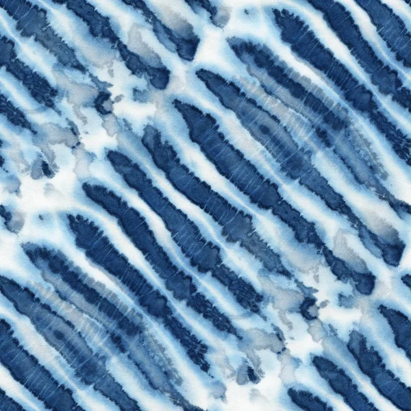 Handgezeichnetes Muster der Indigofarbe — Stockfoto