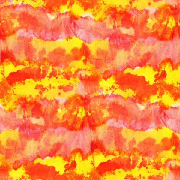Red and yellow tie-dye pattern — Stock Photo, Image
