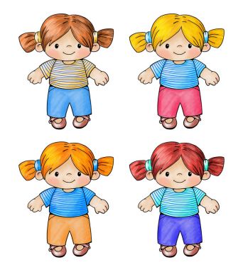 Çizilmiş resmi çocuk bebek 