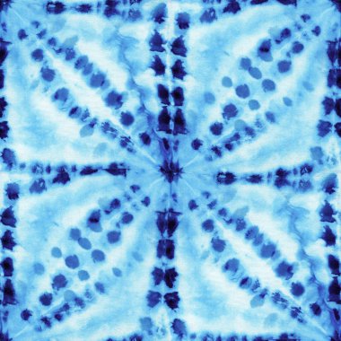 Çivit rengi Dikişsiz Tie-boya desen 