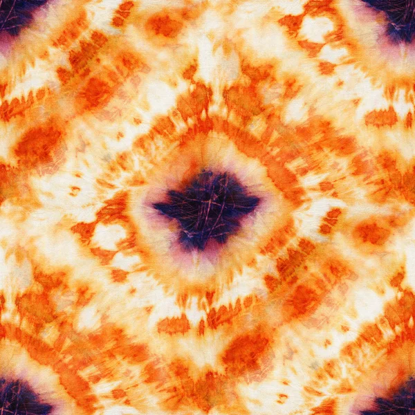 Tie-dye pattern of orange and purple color — Stock Photo, Image