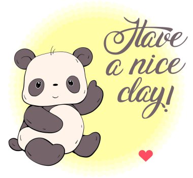 sevimli küçük panda 