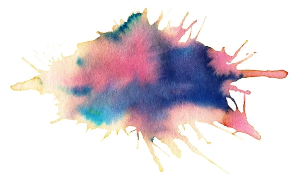 Tache aquarelle abstraite — Photo