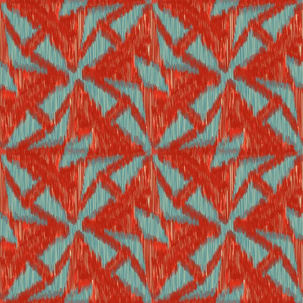 Naadloze ikat patroon — Stockvector