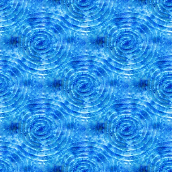Patrón batik sin costura azul — Foto de Stock