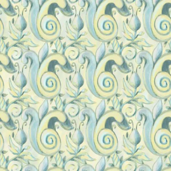 Seamless pattern with Paisley print