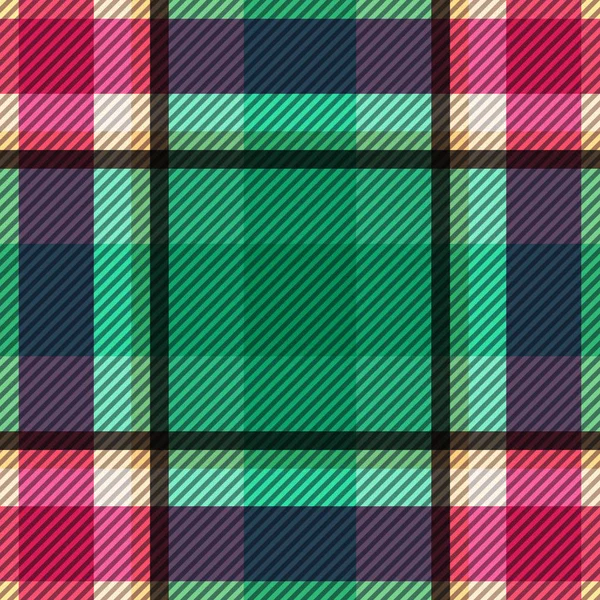 Tartan Fabric Texture Seamless Pattern Vector Illustration — Stock Vector