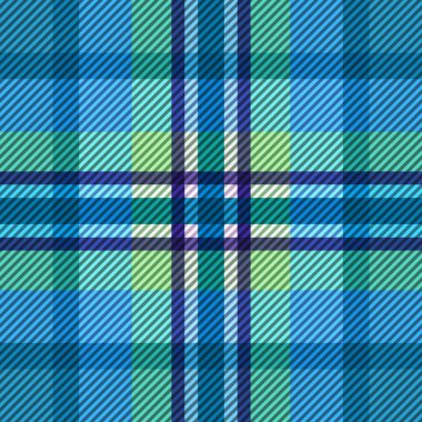Tartan kumaş dokusu. Kusursuz desen. Vektör illüstrasyonu. 