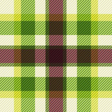 Tartan kumaş dokusu. Kusursuz desen. Vektör illüstrasyonu. 
