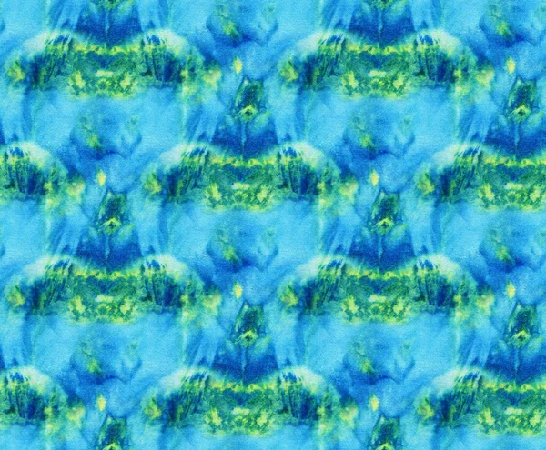 Padrão Sem Costura Tie Dye Cor Azul Seda Branca Tecidos — Fotografia de Stock