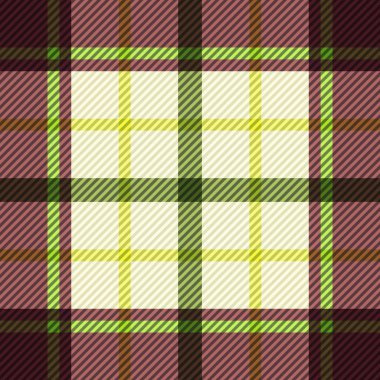 Tartan kumaş dokusu. Kusursuz desen. Vektör illüstrasyonu. 