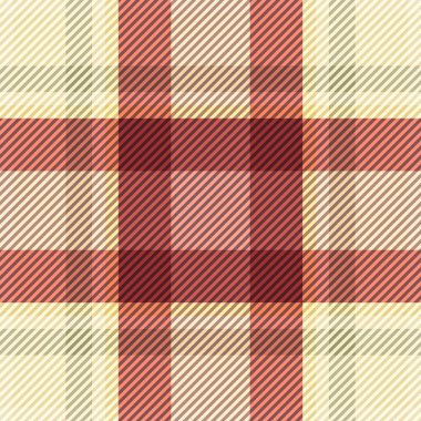 Tartan kumaş dokusu. Kusursuz desen. Vektör illüstrasyonu. 