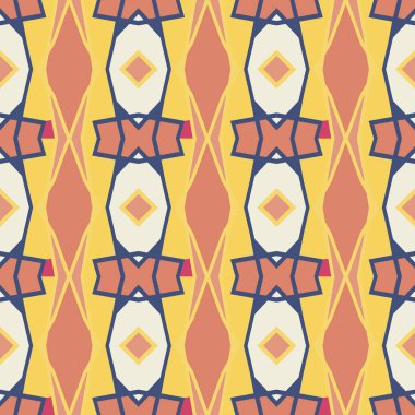 Eski usul arabesk ile kusursuz desen. Vektör illüstrasyonu.