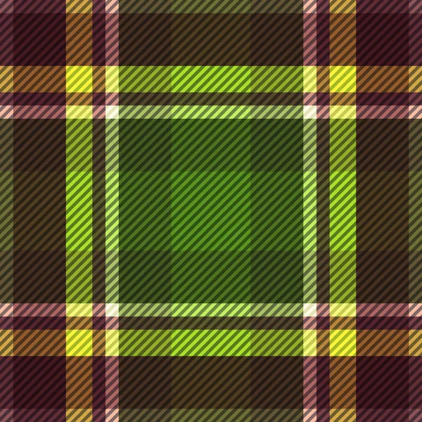 Textura Tecido Tartan Padrão Sem Costura Ilustração Vetorial — Vetor de Stock