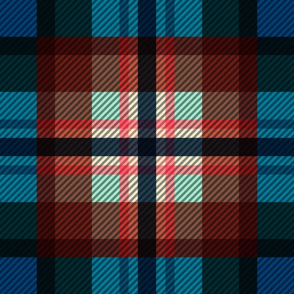 Tartan Stof Textuur Naadloos Patroon Vectorillustratie — Stockvector