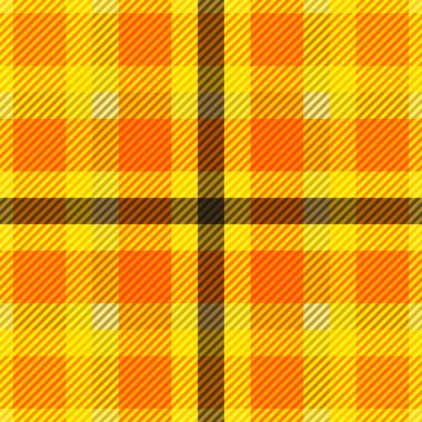 Tartan kumaş dokusu. Kusursuz desen. Vektör illüstrasyonu. 