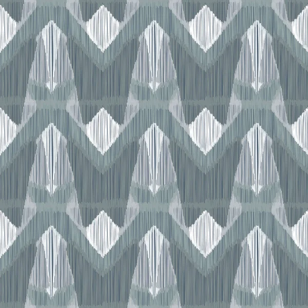 Bezproblémový Vzor Ikat Abstraktní Zázemí Pro Textilní Design Tapety Povrchové — Stockový vektor