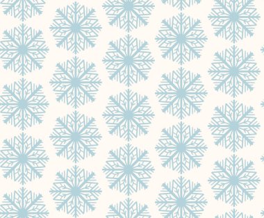 Dekoratif kar taneleri ile Seamless modeli. Vektör çizim.
