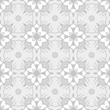 Eski usul arabesk ile kusursuz desen. Vektör illüstrasyonu.